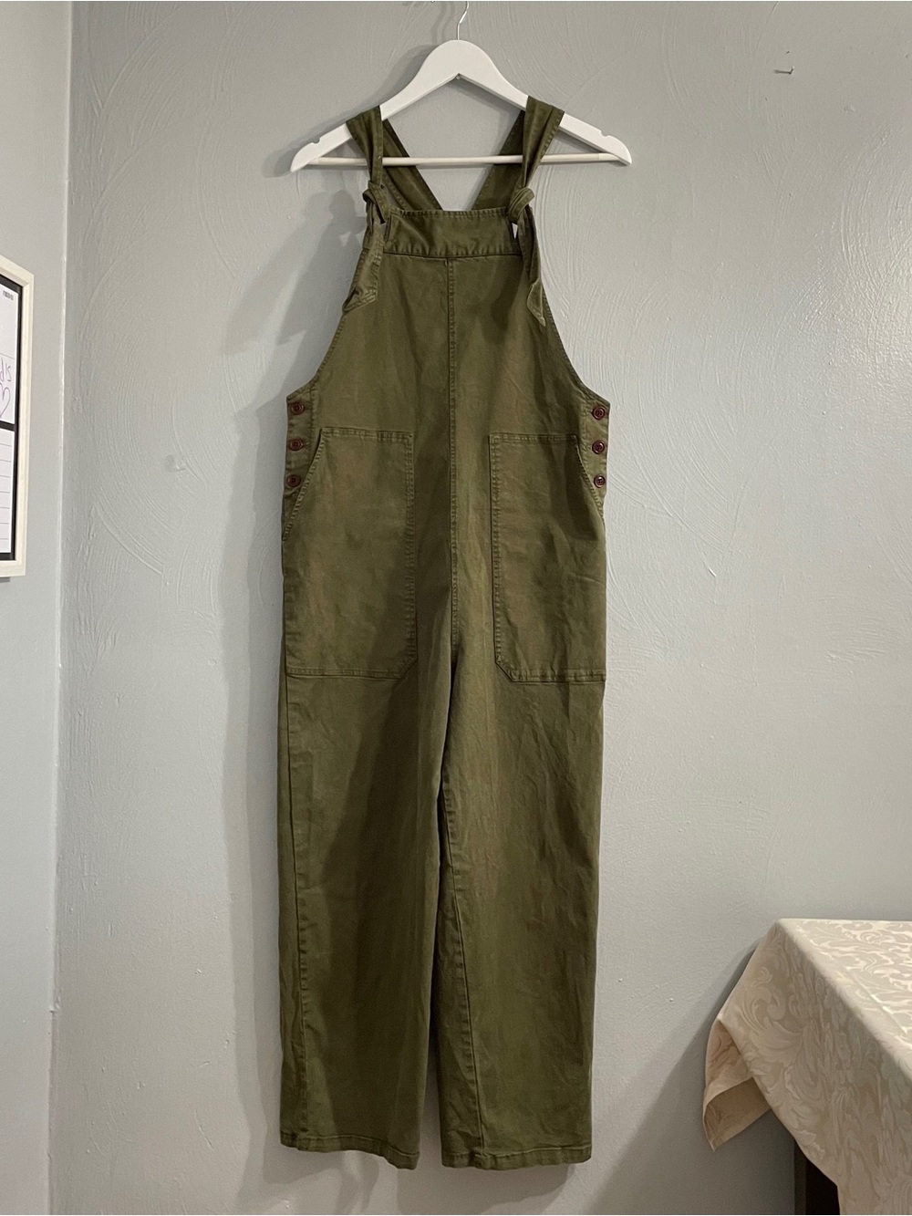 Alex Mill Otto Overall Jumpsuit Medium Army Green - Picture 6 of 14